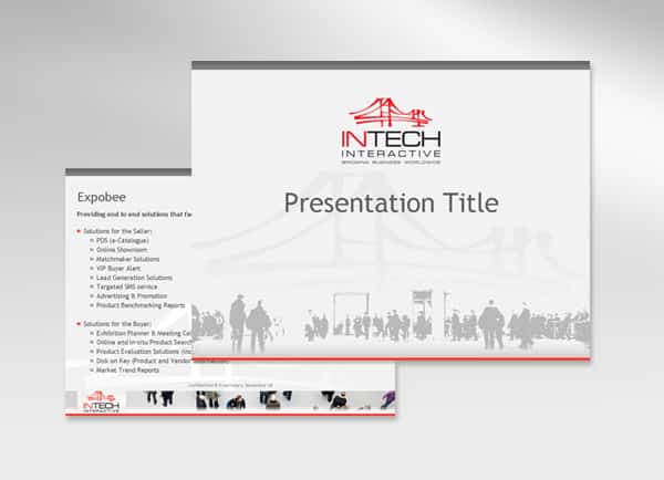 מצגת עסקית: INTECH INTERACTIVE