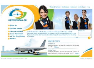 Web3D | הקמת אתרים | אתר לדוגמה: Laufer Aviation