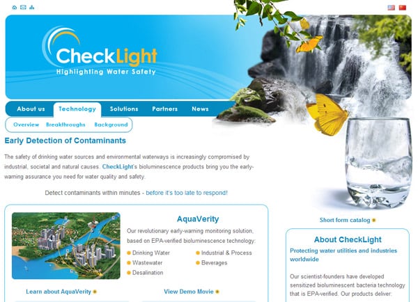 בניית אתר: CheckLight