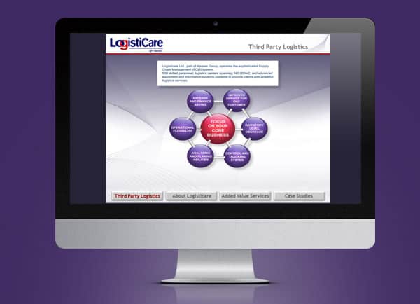 Web3D - מיתוג עסקי - presentation-logisticare