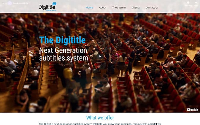 בניית אתר אינטרנט | הקמת אתר: Digititle תנומה ראשית של פרויקט