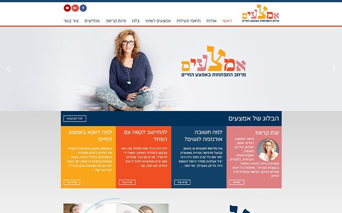 בניית אתר: אמצעים – מרחב התפתחות באמצע החיים תנומה ראשית של פרויקט