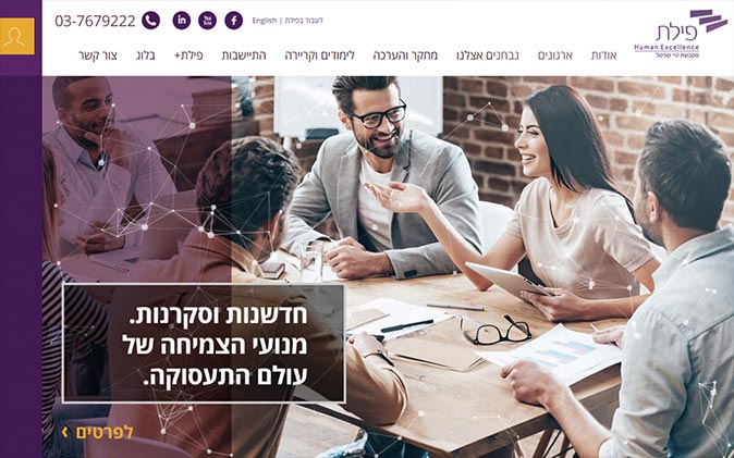 הקמת אתר אינטרנט: פילת תנומה ראשית של פרויקט