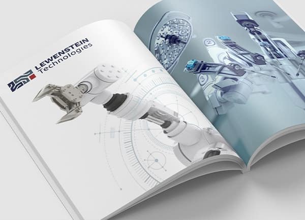 LEWENSTEIN Technologies עיצוב קטלוג לוונשטיין
