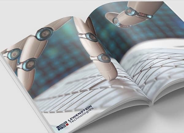 LEWENSTEIN Technologies עיצוב חוברת לוונשטיין