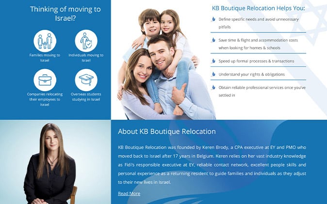 פיתוח מיניסייט: KB Relocation תנומה ראשית של פרויקט