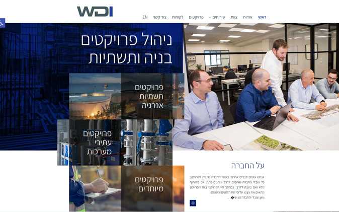 פיתוח אתר וורדפרס: WDI תנומה ראשית של פרויקט