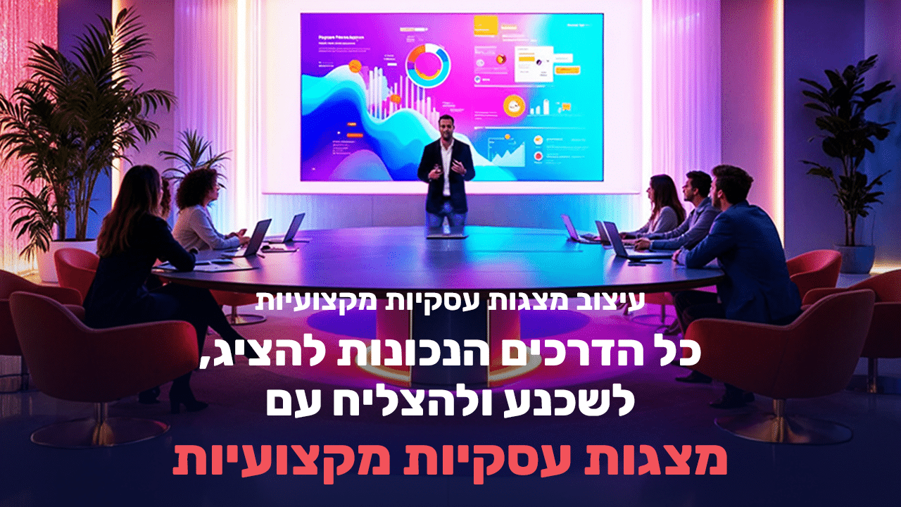 מצגות עסקיות מקצועיות מבית web3d