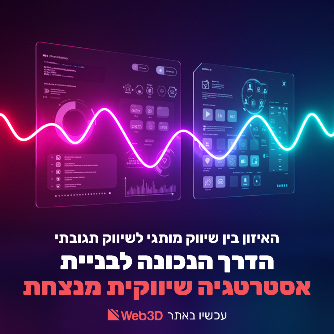 האיזון בין שיווק מותגי לשיווק תגובתי – הדרך הנכונה לבניית אסטרטגיה שיווקית מנצחת