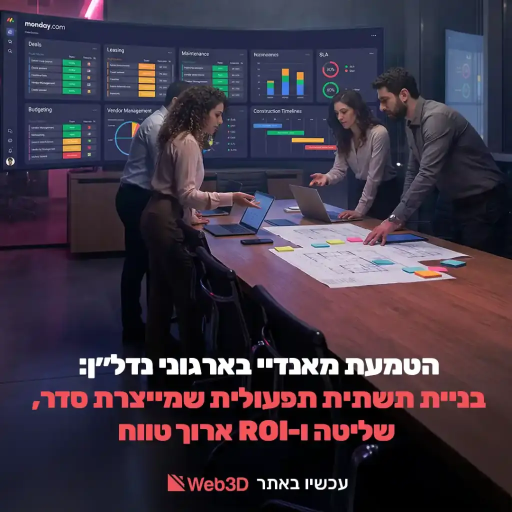 הטמעת מאנדיי בארגוני נדל״ן