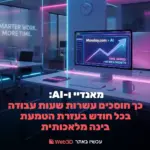 מאנדיי ו-AI: כך חוסכים עשרות שעות עבודה בכל חודש בעזרת הטמעת בינה מלאכותית