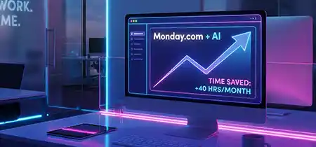 מאנדיי ו-AI: כך חוסכים עשרות שעות עבודה בכל חודש בעזרת הטמעת בינה מלאכותית