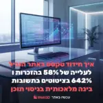 איך חידוד טקסט באתר הוביל לעלייה של 58% בהזכרות ו 642% בציטוטים בתשובות בינה מלאכותית בניסוי תוכן