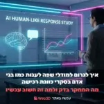 איך לגרום למודלי שפה לענות כמו בני אדם בסקרי כוונת רכישה